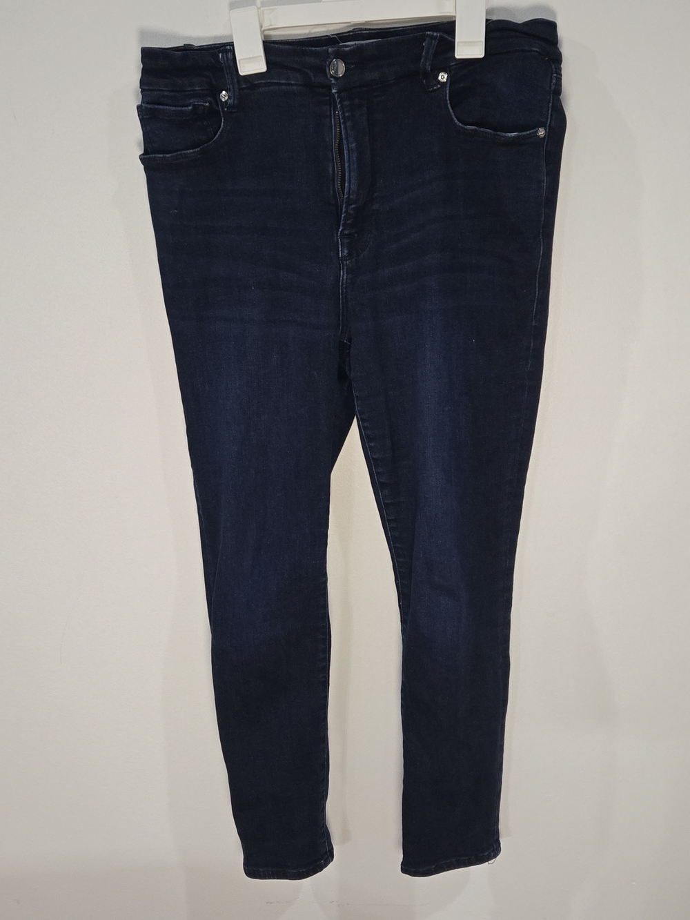 Good American 14/32 Dark Indigo Skinny Jeggings